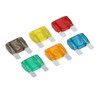 24PCS Car Blade Fuses Zinc Alloy Fuse Assortment Set Automobile