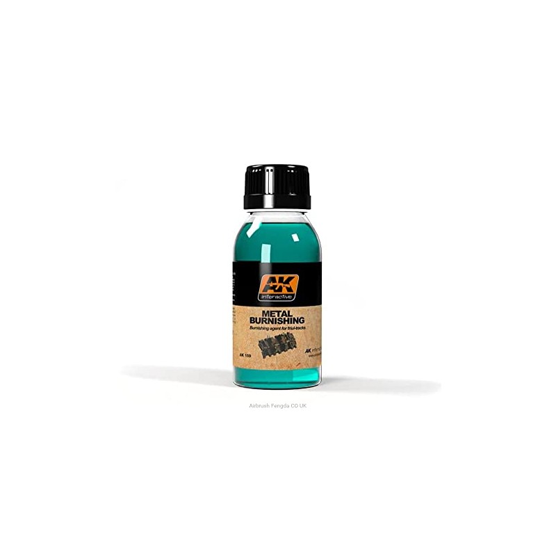 AK AK159 Metal BURNISHING Fluid (100ml)