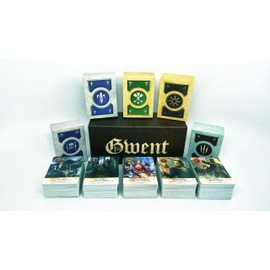 Elevated Essentials Gwent Cards Full Deck Set - 501 Cards On Premium Blue Core Paper - Includes All DLC Expansions - Comes with Storage Box for All