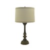 Banded Eggshell Lampshade with Washer Attachment Top Diameter 8 inches