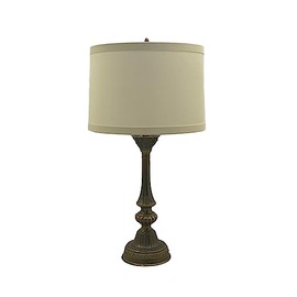 Banded Eggshell Lampshade with Washer Attachment Top Diameter 8 inches x Bottom Diameter 9 inches x 7.5 Inches Slant Height