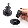 Handrail Holder Handrail Bracket Handrail Support Railing Brackets - Black