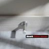JQK Door Stopper, 304 Stainless Steel Thicken 1mm Sound Dampening