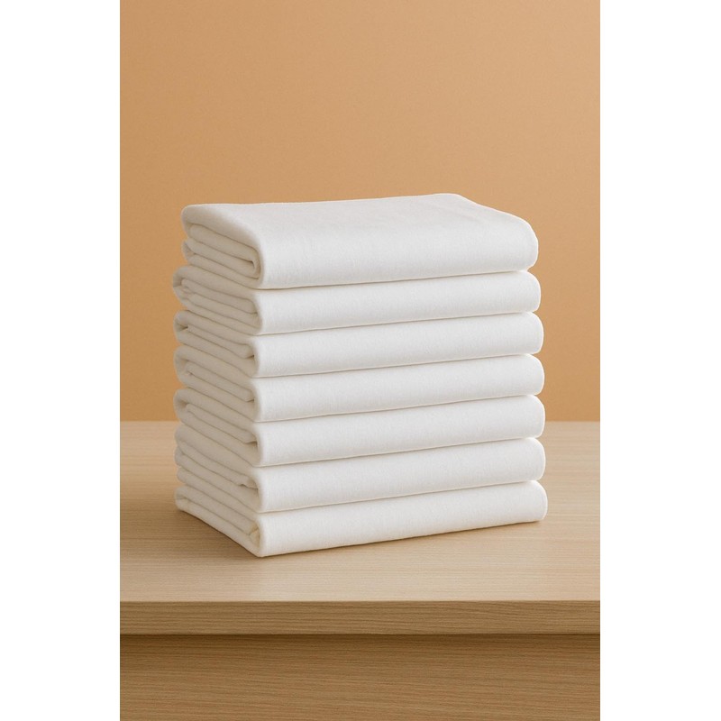 Maple Threads T200 Cotton Deep Fitted Sheet, White, 100% Cotton