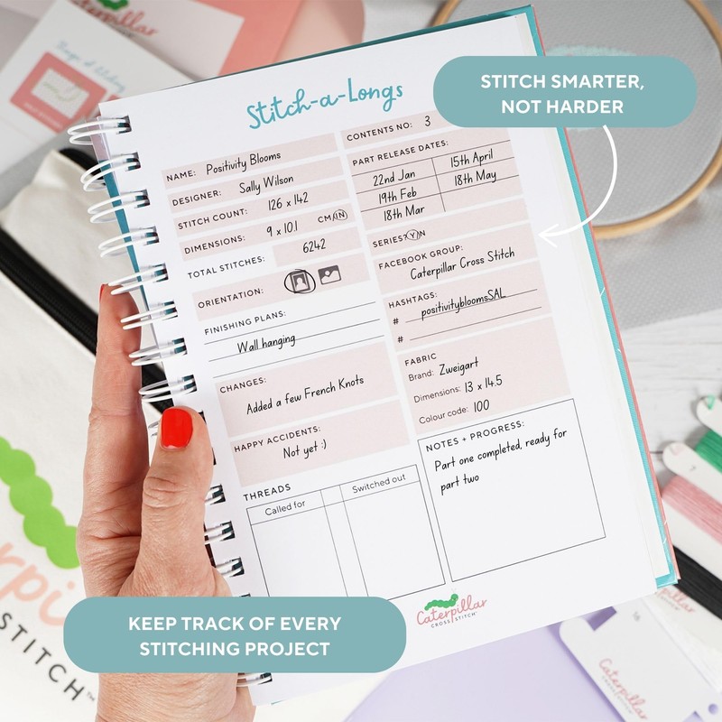 The Complete Cross Stitch Planner - Cross stitching journal incl.