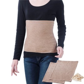 Camel Abdominal Wrap, Set of 2, Made in Japan, Natural Shop Camel Shop Authentic Product, Bonus Included, Warm, All Seasons, Heat Retention, Cold Protection, Unisex, Men's, Women's, Baby Camel, Natural