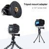 YALLSAME Quick Release Tripod Adapter + Tripod Mount + Cold