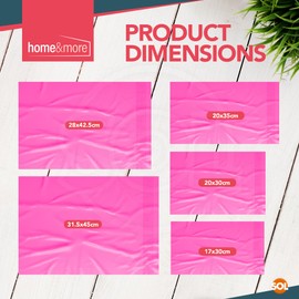 50pk Assorted Pink Parcel Bags for Posting Clothes Postage Bags Self Seal Mailing Bags for Clothes Mixed Size Parcel Bag Delivery Bags for Parcel Packaging Bags Shipping Bags Postal Bags Shoes