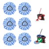 Spin Mop Head Refill for RinseClean 2-Tanks System, 6Pcs Rotating