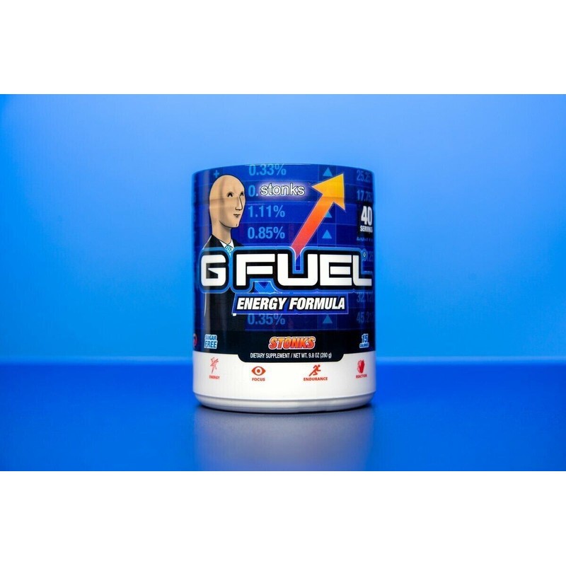 G FUEL Stonks Limited Edition (Blood Orange) Powder Energy Formula