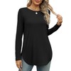 XIEERDUO Tunic Tops for Women Loose Fit Dressy Long Sleeve