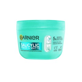 Garnier PureActive Salicylic Fresh & Matte Sorbet Idratante Anti-imperfezioni Crema - 5% [Niacinamide + Acido salicilico + Centella asiatica] - Cruelty Free International e Vegan - 85 ml