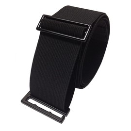 SkinniBelt For Women The Original Elastic No-Show Belt (Medium, Black) Invisible Belt With Premium Webbing Made In The USA