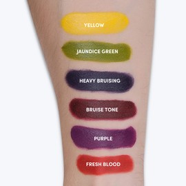 Narrative Cosmetics 6 Colores de Maquillaje en Crema Efectos Especiales con Esponjas de Espuma - Pinturas FX para Maquilladores Profesionales - Carnavales, Televisión