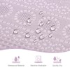 Craidlela Extra Long Purple Waffle Shower Curtain 72 x 84,