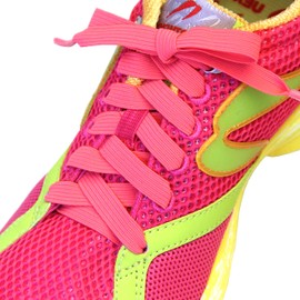 Slacklace Elastic Shoelaces - Flat Lace, No Lock, No Re-Tie - Lace Replacement for Any Shoe