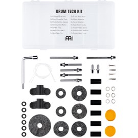 Meinl Cymbals Drum Tech Kit - Drum Accessories - 46-Piece Replacement Parts Set - Includes Storage Box (MDTK)