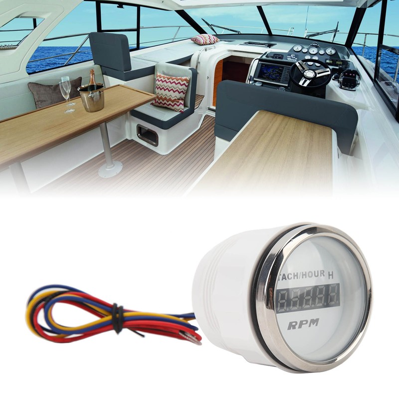2in Digital Tachometer Accurate Digital Display Tacho Gauge for RV