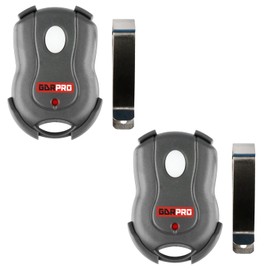 Two GDR PRO Garage Door Opener Visor 1btn Remote for Genie (GICT390)