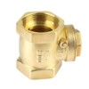 Non-Return Swing Brass Thread Brass DN40 Check Valve 232PSI Prevents