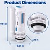 Dual Flush Toilet Tank Valve – Split Push Button Flush
