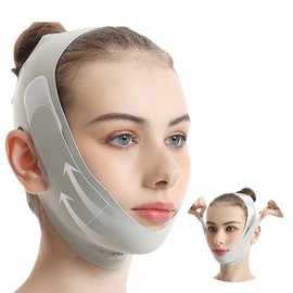 Correa Para La Barbilla Para Dormir, Reductor De Papada Para Mujeres, Moldeador De Mandíbula, Mascarilla De Elevación En V Ajustable, Parche Para La Barbilla, Cinturón Facial Reutilizable