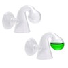 JYUHA 2 Pack CO2 Drop Checker Glass, Aquarium CO2 Tester