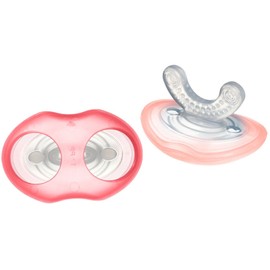 Tommee Tippee closer to nature Cooling Teether in Palate Shape Level 1 Pink (Pack of 2)