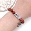 Oneress Golden Sandstone Beads Bracelet Real Mustard Seed Faith Bracelet