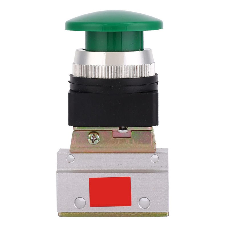 2 Position 3 Way G1/8 Pneumatic Mechanical Valve Push Button