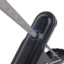 Bestgle Taper Gauge, 1-15mm Stainless Steel Tapered Gauge Depth Welding Test Spark Plug Gap Ruler Hole Depth Inspection Tool Inch & Metric Tapering Measurement