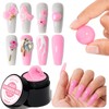 Gellen Solid Builer Gel for Nails Non Sticky, Pink Builder