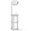 Meangood Toilet Paper Holder Stand and Tissue Paper Roll Dispenser