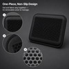 Gel Seat Cushion, Breathable Honeycomb Pad, Black, 16.5 x 13