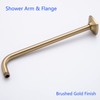 SWHYGER 16 Inch Shower Arm Wall Mounted, SWHYGER L Shape