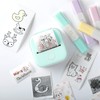Print Pod Mini Printer T02, Sticker Printer with 3 Paper