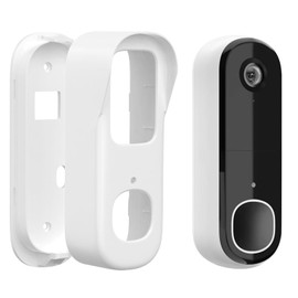 Anti-Theft Doorbell Bracket for Arlo Video Doorbell 2K (2nd Gen), Easy No-Drill Mounting Bracket, Weatherproof Protection for Arlo Doorbell Camera, Ideal for Homes, Apartments, Rentals