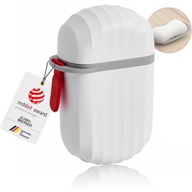 Improved Leak-proof Soap Box Travel, Container Solid Shampoo, Soap Container with Draining Layer, Portable Soap Box for Bathroom, Camping, Awarded the Red Dot Design Award