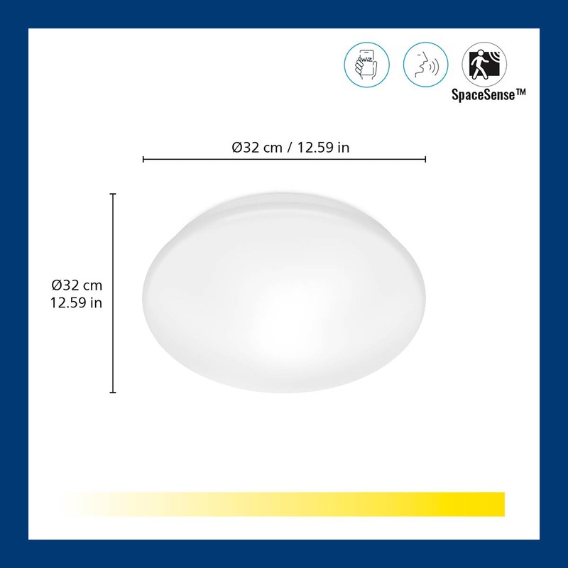 WiZ Dimmable Adria [17W - 2700K Warm White] WiFi Smart