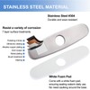 10 Inch Sink Faucet Hole Cover Deck Plate, 304 Stainless