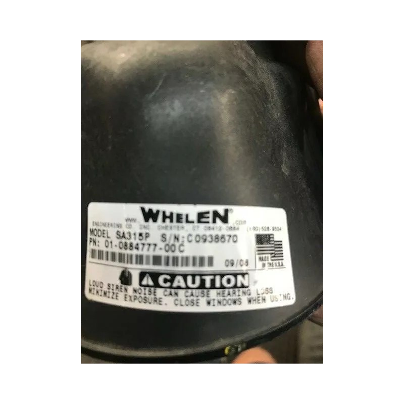 Shamrockride Whelen SA315P Projector Siren Speaker Plain Protective Cover