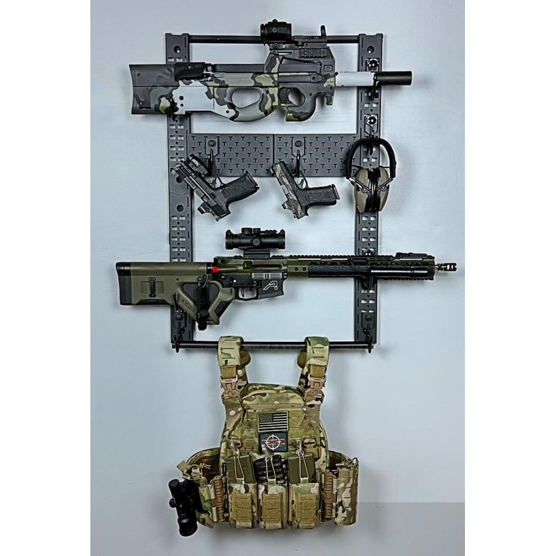Adoreal Modularity Gun Wall Mount, Hold Up 120LBS Gun Rack