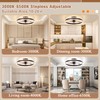 VOLISUN Low Profile Ceiling Fans with Lights and Remote, 19.7in