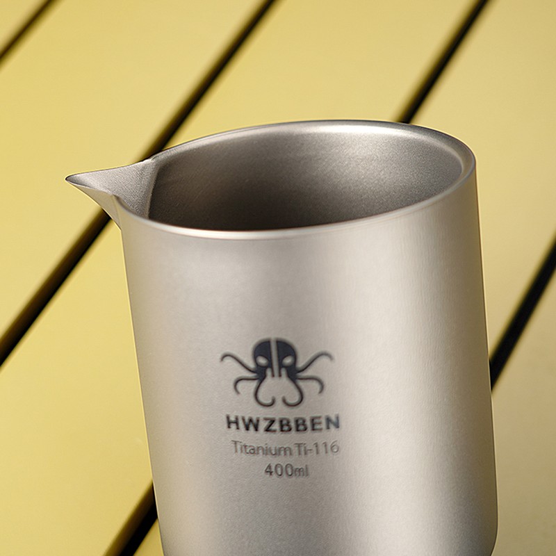 Titanium Tea Pot Cups Set Outdoor Camping Tea Service Lightweight