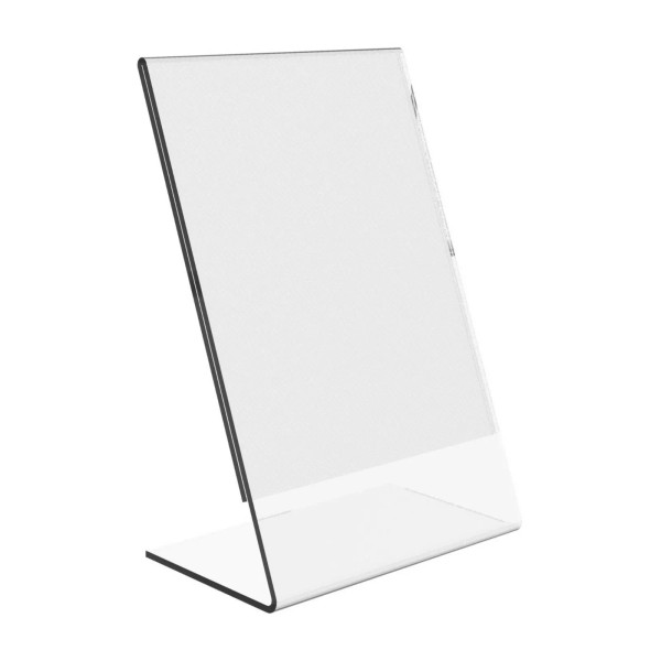Dazzling Displays 10 Acrylic 5" x 7" Slanted Picture Frame