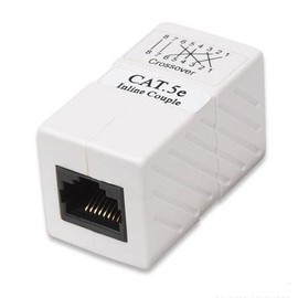 Intellinet, CAT.5e Female to Female Cross-Over Coupler, White
