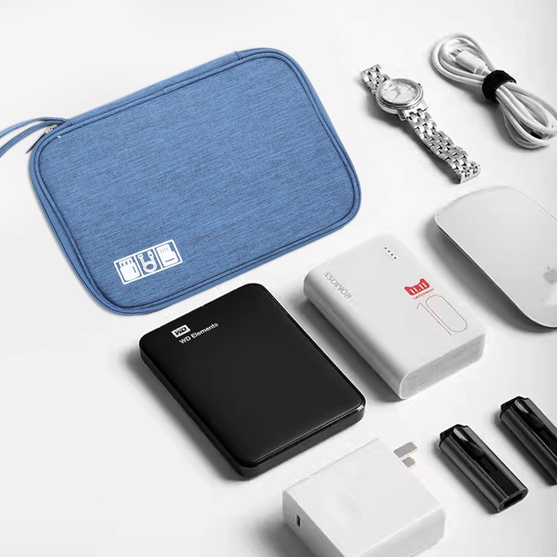 yueton 1PCS Digital Organizing Bag Charger Storage Bag Multifunctional Data