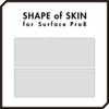 wraplus Skin Seal Compatible with Surface Pro8 [Kaya] Back Film