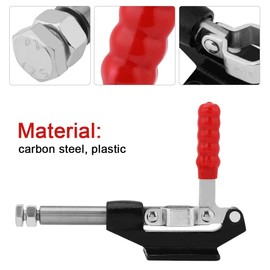 GYZOUKA Toggle Clamp,305E 386Kg Capacity Hold Down Clamp,Quick Release Horizontal Clamp for Woodworking Jigs Fixtures,Pocket Hole Jigs,Welding,CNC