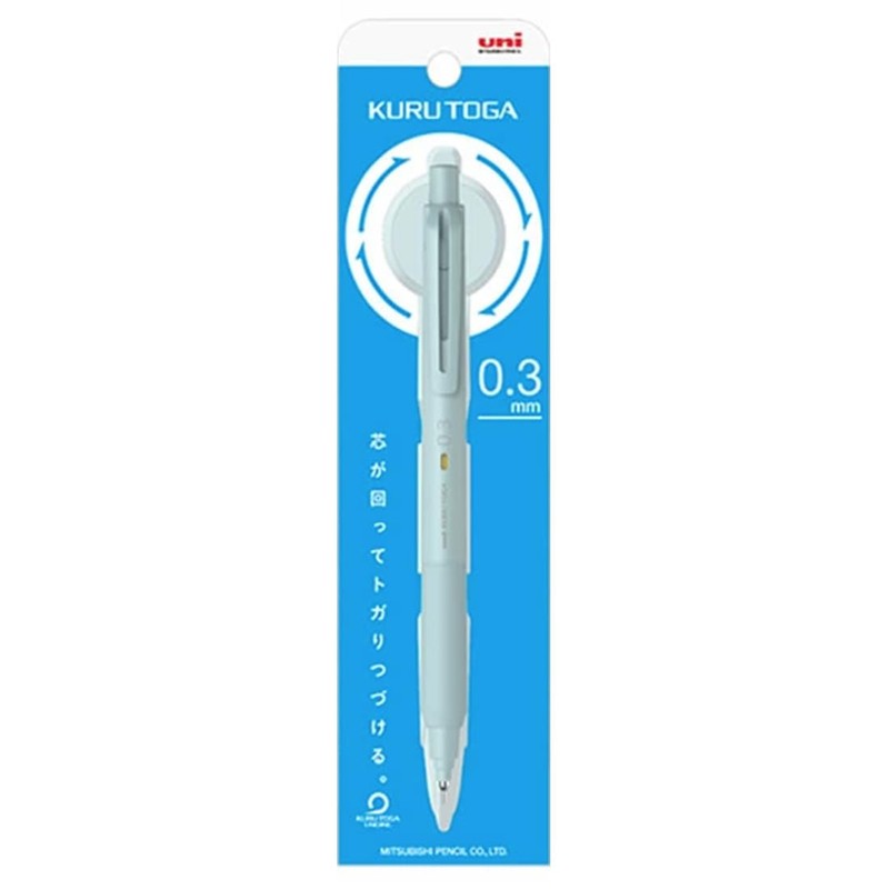 Mitsubishi Pencil Mechanical Pencil Kurutoga KS 0.3mm Ice Blue M3KS1P.32